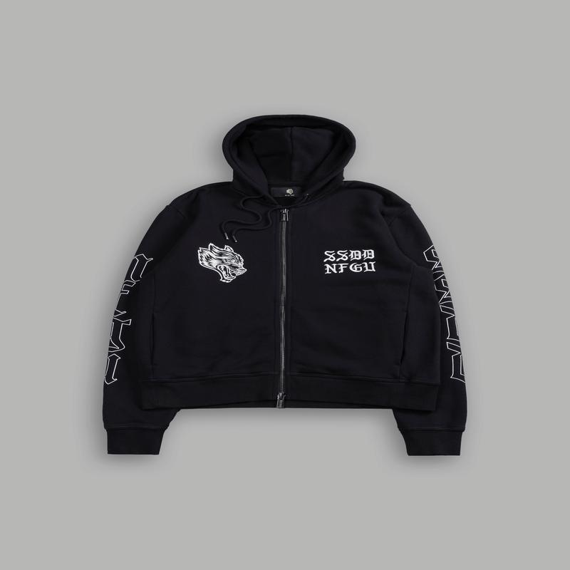 SSDDNFGU Donnie "Zip Up" Hoodie in Black