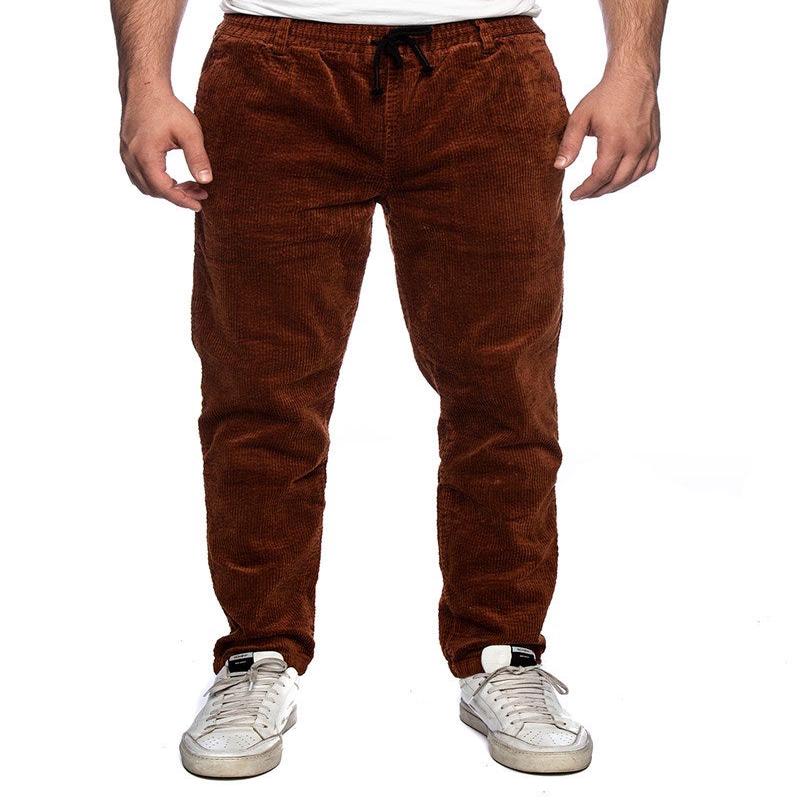 AKBOBBY CORDUROY PANTS IN RUST
