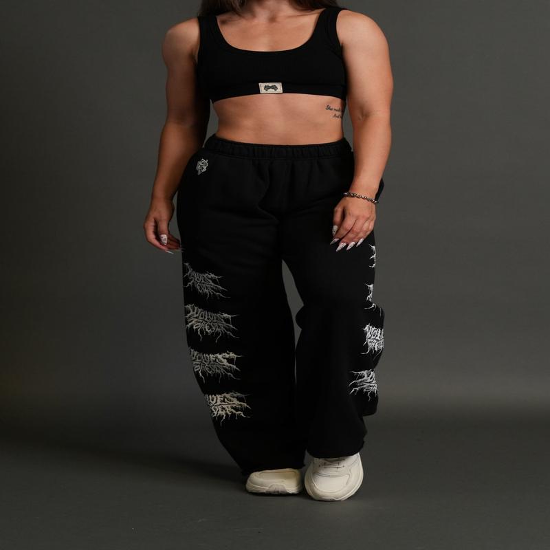 Drip Hesh Couture Sweats in Black