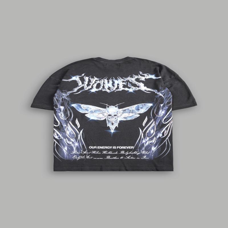 Iron Moth "Premium" Oversized Tee in Wolf Gray