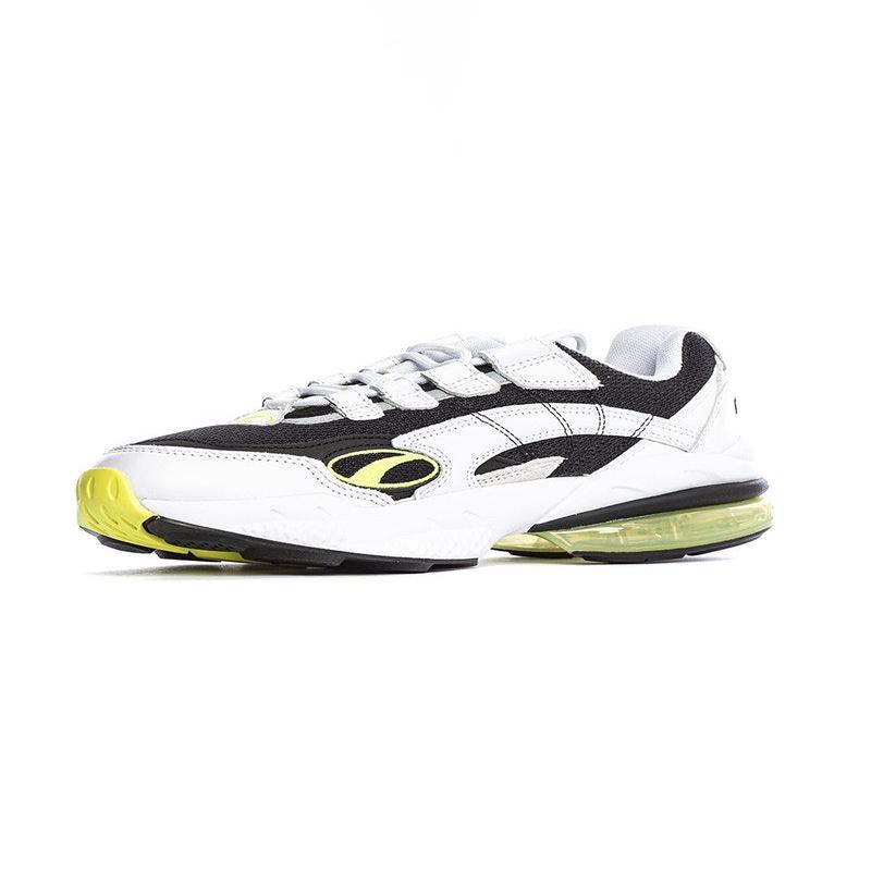 CELL VENOM HYPE PUMA SNEAKERS IN WHITE, BLACK AND YELLOW