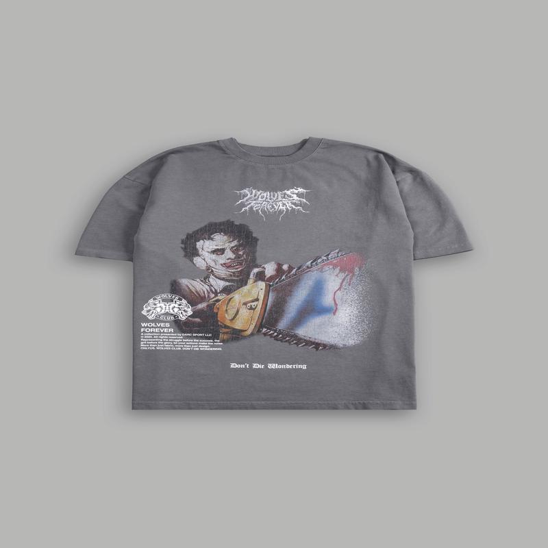 Nightmare "Grunge" Tee in Dove Gray