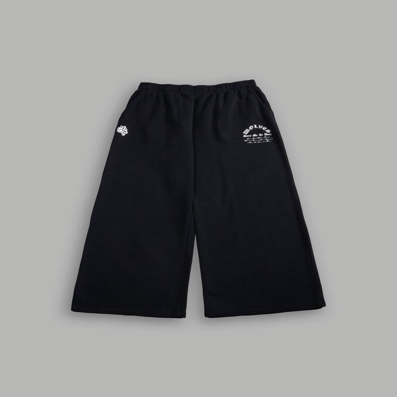 Bury Me in Darc Chopper Lennox Sweat Pants in Black Sun Wash