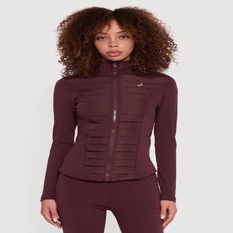 Hybrid Quilted Activewear Jacket