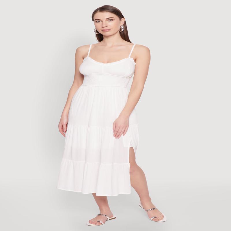 Iris Smocked Empire Waist Tiered Dress