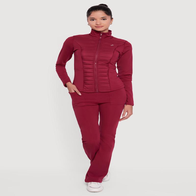 Slim Bootcut Active Pants with Front Pockets