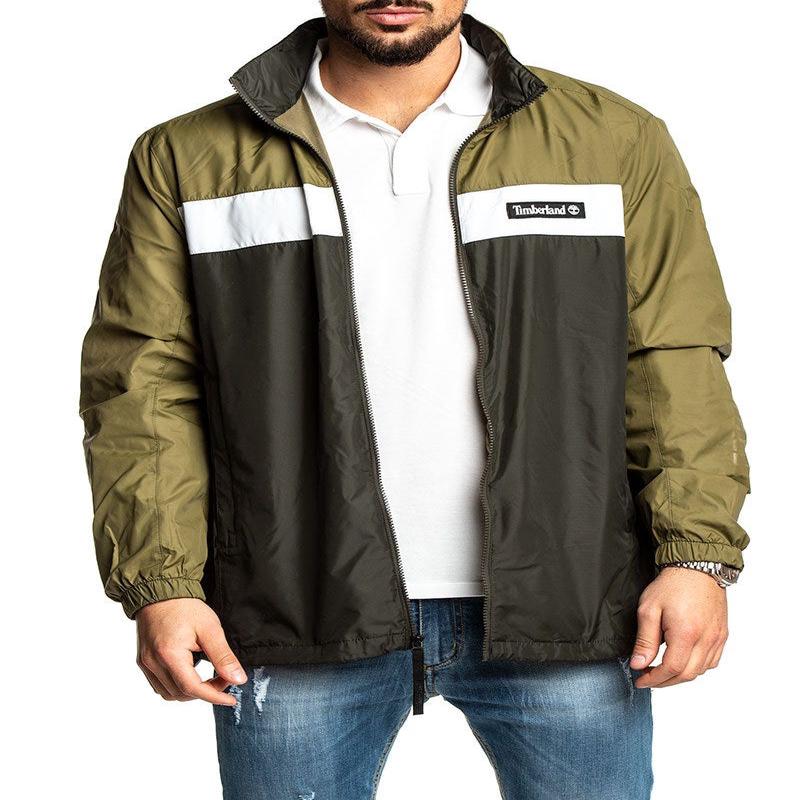 YCC HOODED FULL ZIP JCKT IN ARMY GREEN AND BLACK