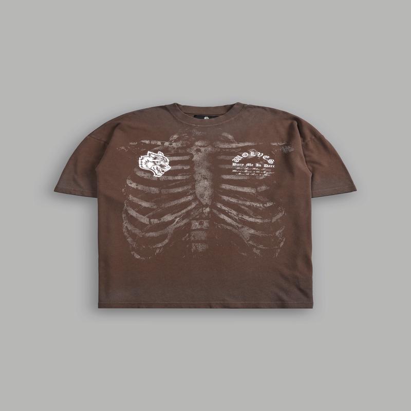 Bones "Premium" Oversized Tee in Desert Dust Drift Wash