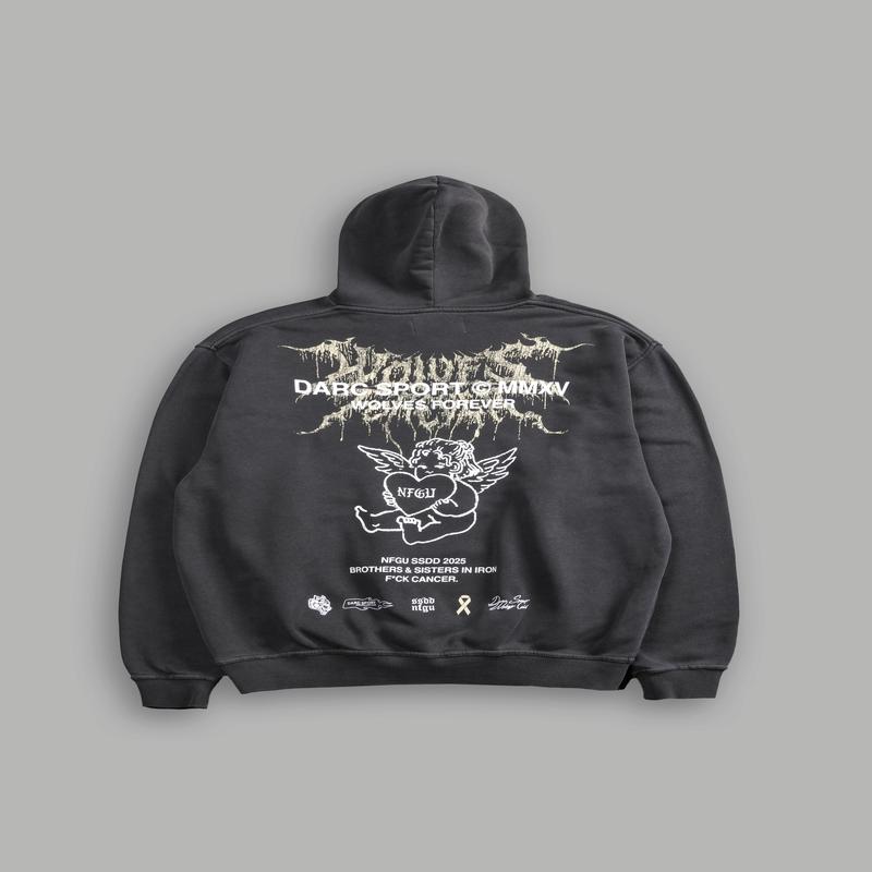 Cherub Core "Pierce" Hoodie in Wolf Gray