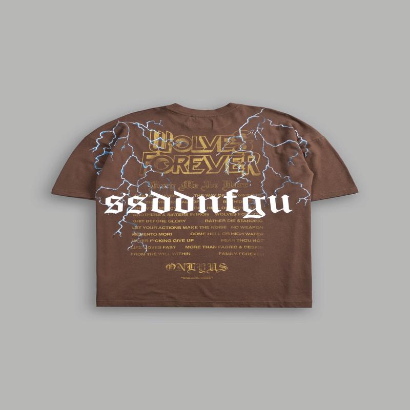 Darc Storm "Premium" Oversized Tee in Desert Dust