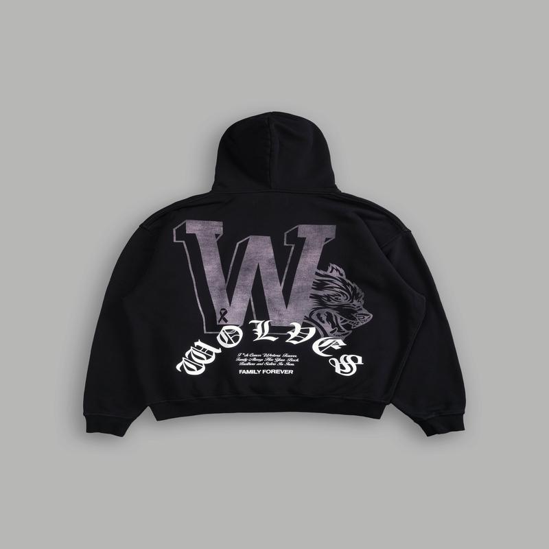 Keep On Fighting "Pierce" Hoodie in Black