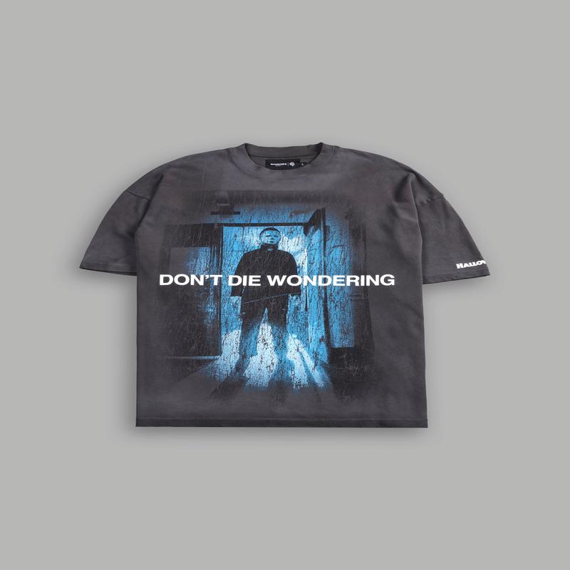 Nowhere to Run "Premium" Oversized Tee in Wolf Gray Drift Wash