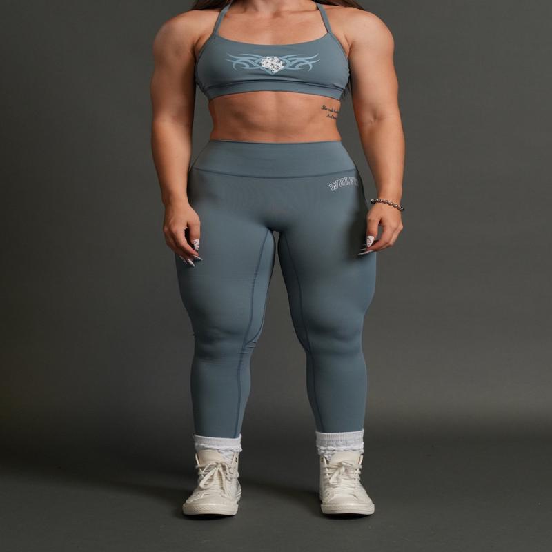 Finite Code Loyalty "Beau" Leggings in Greek Stone