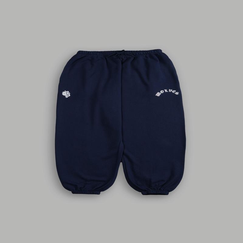 Wolf Chopper Lounger Sweat Pants in Navy