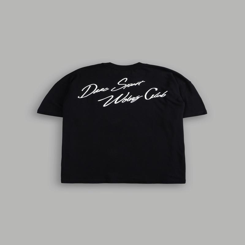 Wolves Club FRVR Unisex "Premium" Oversized Tee in Black