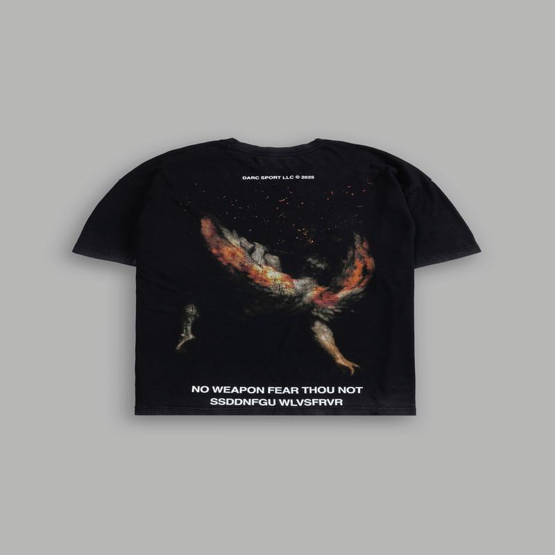 Casted Out "Premium" Oversized Tee in Black