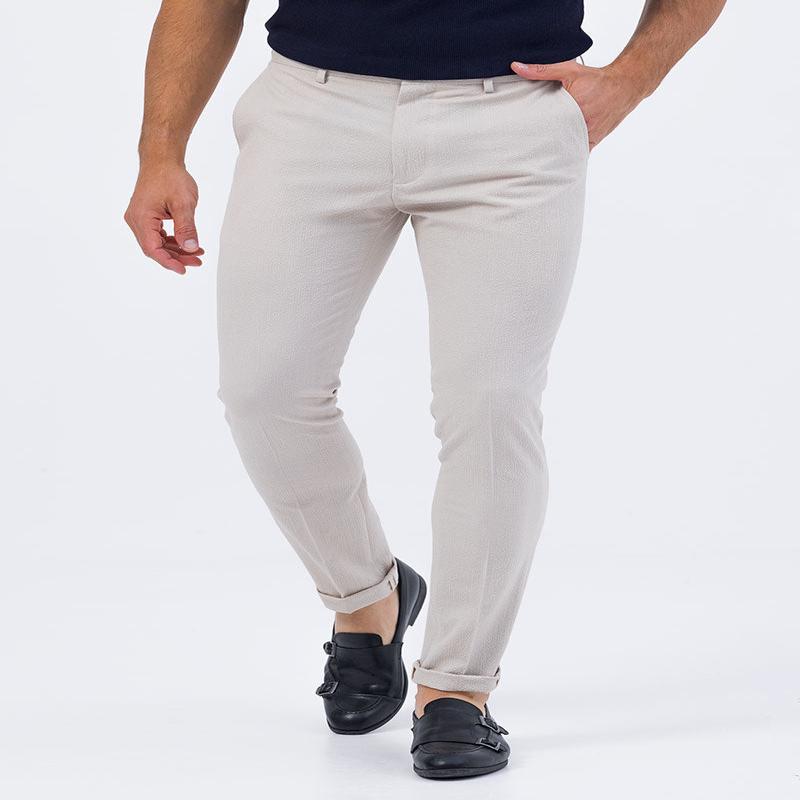 DIRAR CASUAL PANTS IN BEIGE