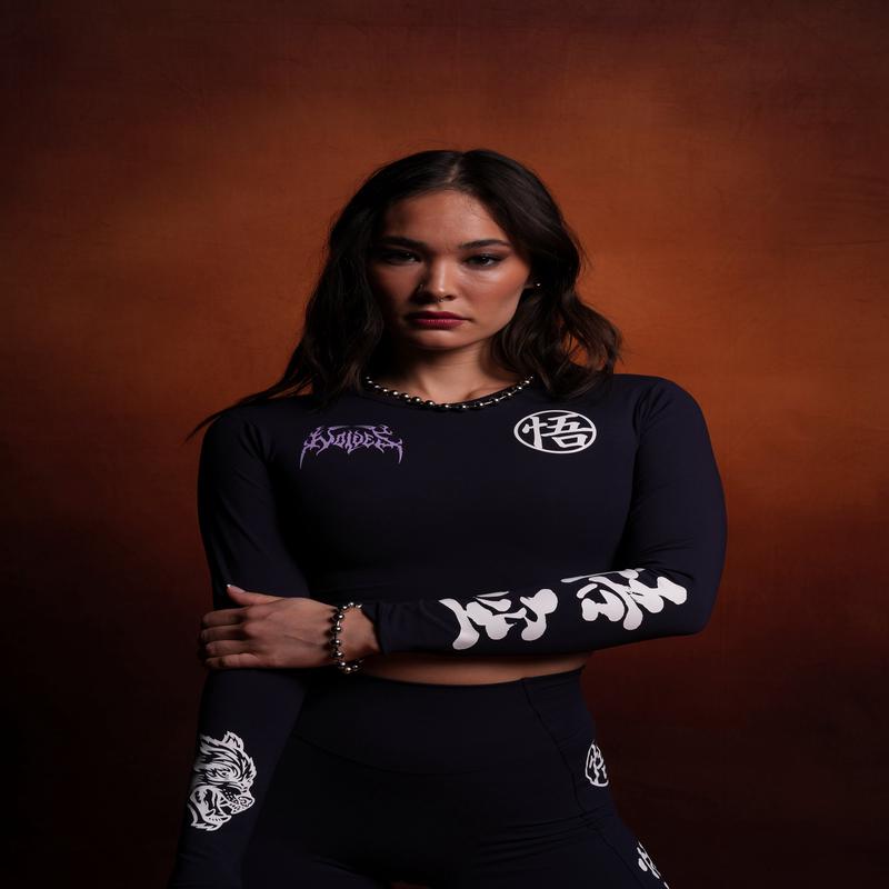 Go Wolves L/S "Energy" Top in Nightshade