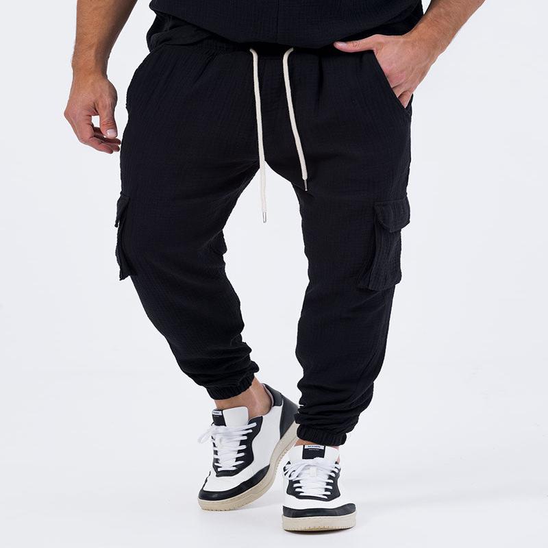 TYLER CARGO PANTS IN BLACK