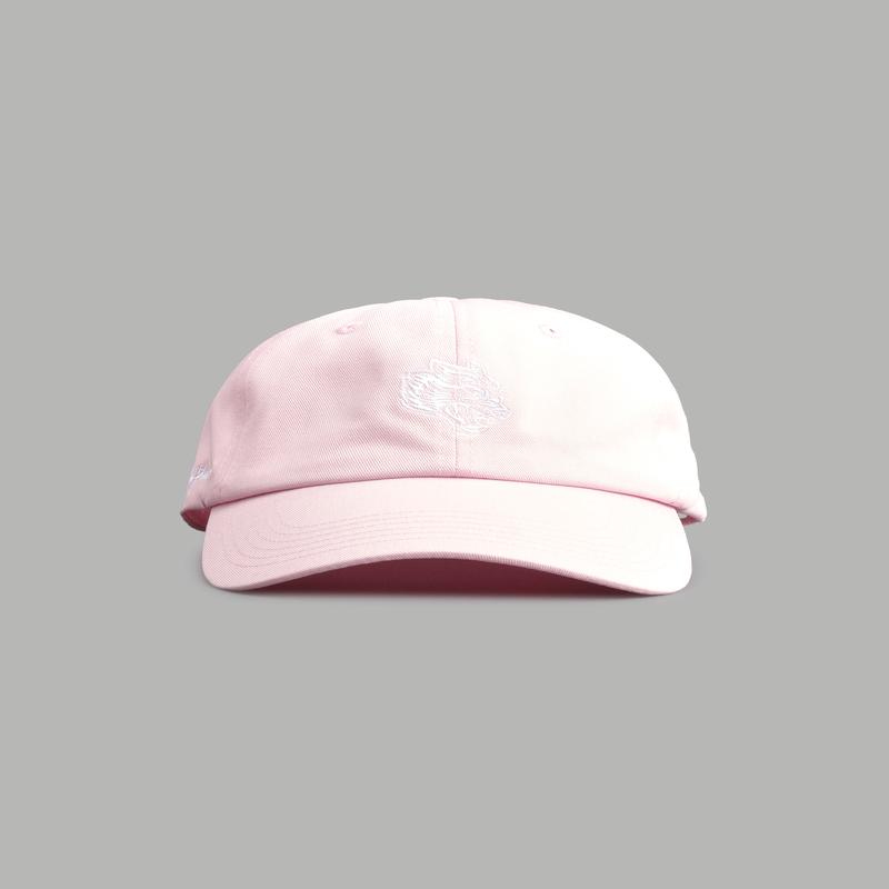 Wolf Head Forever Dad Hat V2 in Cherry Blossom