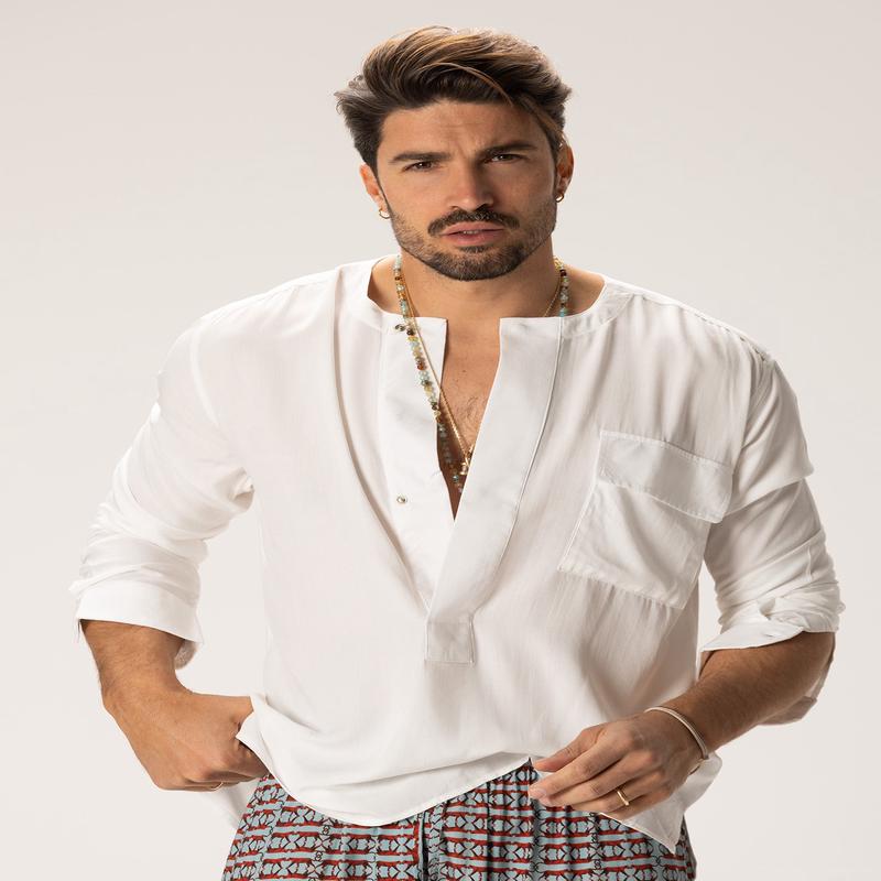 SMITH KOREAN SHIRT IN WHITE