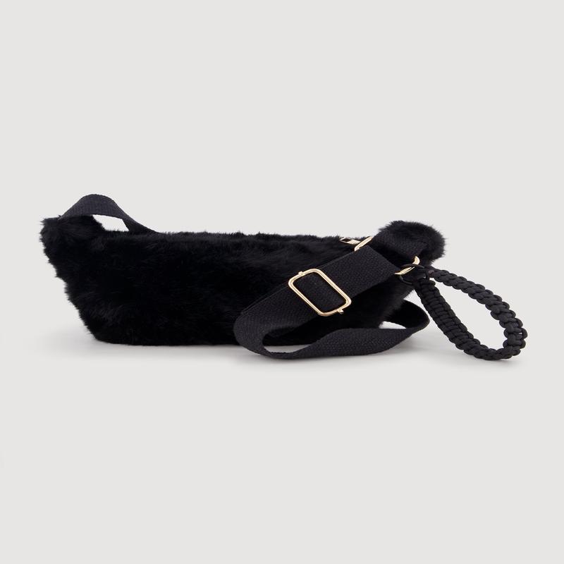 Faux Fur Fanny Pack with Wristlet