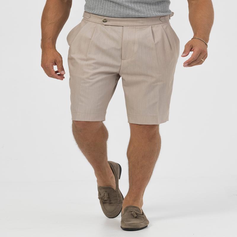 NICK FORMAL SHORTS IN BEIGE