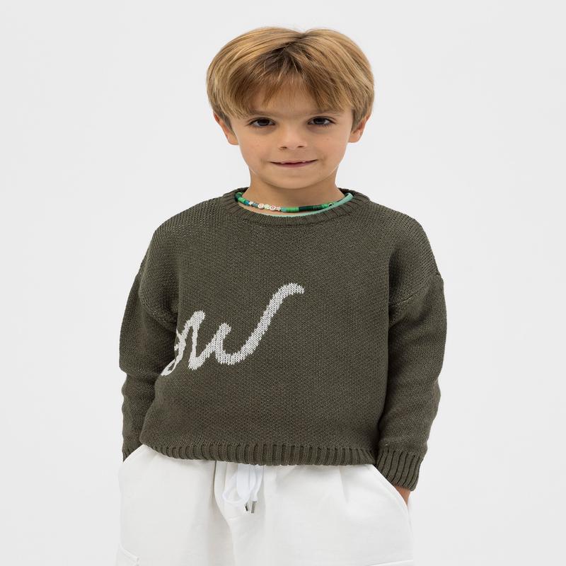 NOHOW KIDS SWEATER IN GREEN