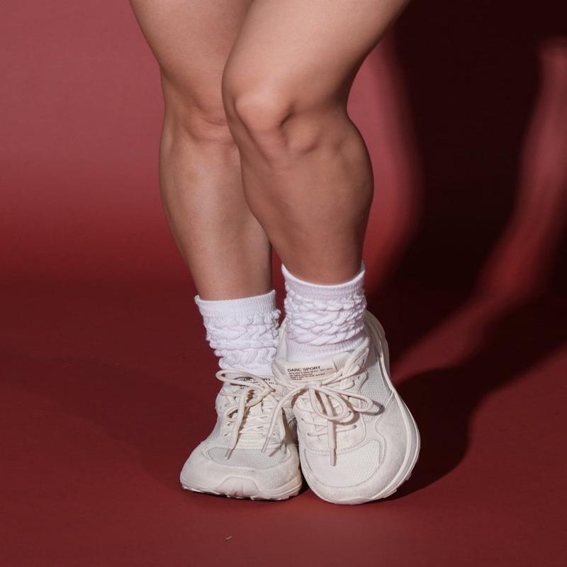 Run-1 Shoes in Cream/Black