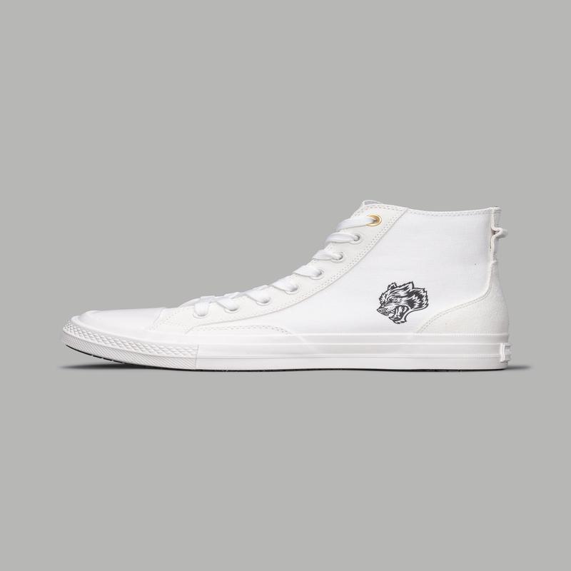 Wolves Forever Sueded Walk 1-DIOS High Top Shoe in White