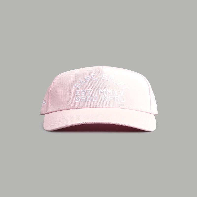 Darc Sport Wolves 5 Panel Hat in Cherry Blossom