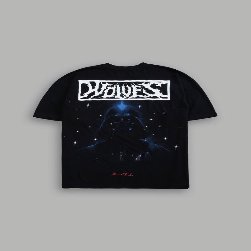Galaxy Far Far Away "Premium" Oversized Tee in Black