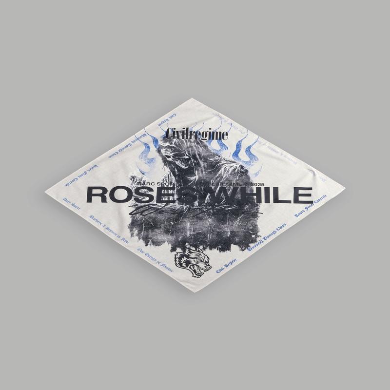 Life and Death Bandana in Cream