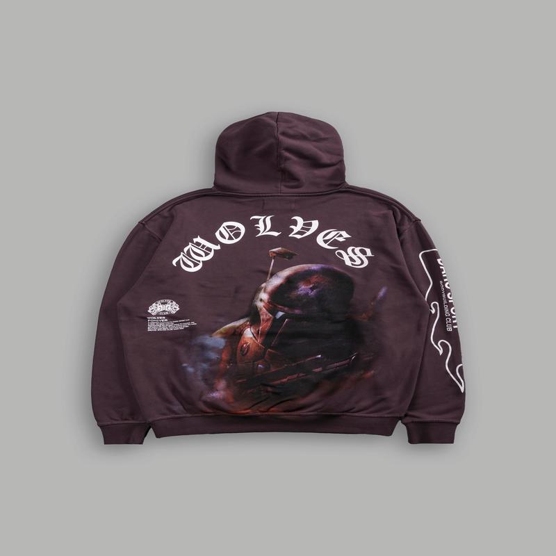 The Hunter "Pierce" Hoodie in Darc Purple