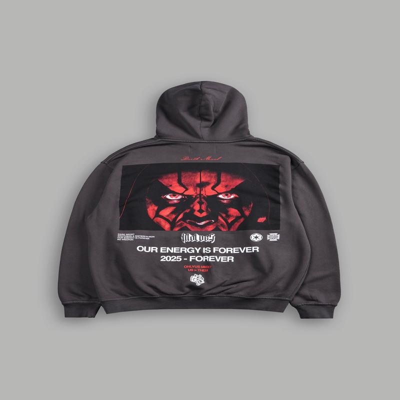 The Phantom Menace "Pierce" Hoodie in Wolf Gray