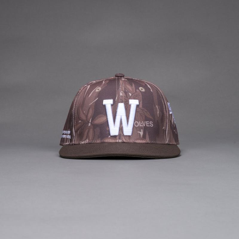 "W" Stairs Fitted Hat in Oak Norse Camo