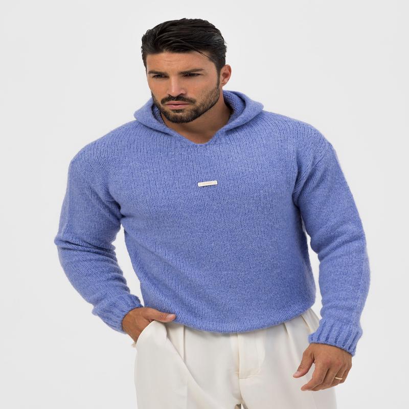 ACE HOODIE SWEATER IN LILAC