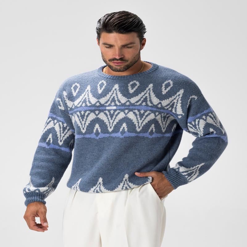 ELIAS CREWNECK SWEATER JAQUARD