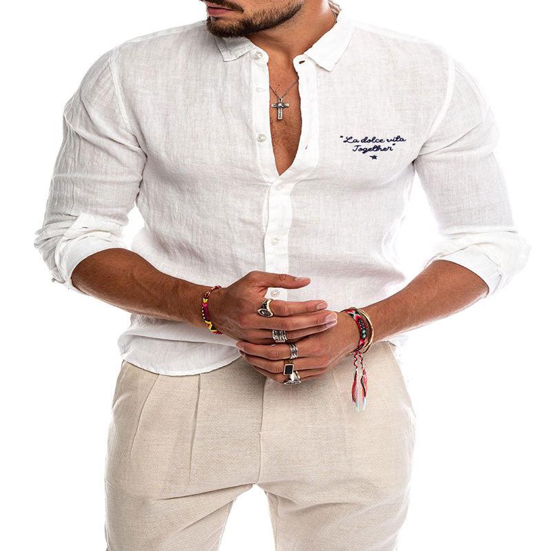 MOSES LMTD CASUAL SHIRT DOLCE VITA IN WHITE