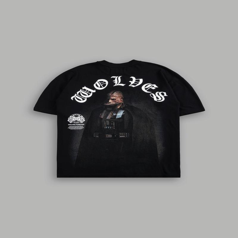 Scorched "Premium" Oversized Tee in Black