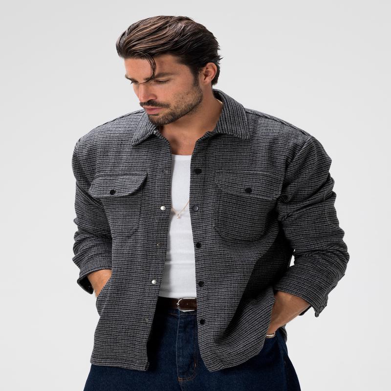 CLARK JACKET IN DEEP GREY