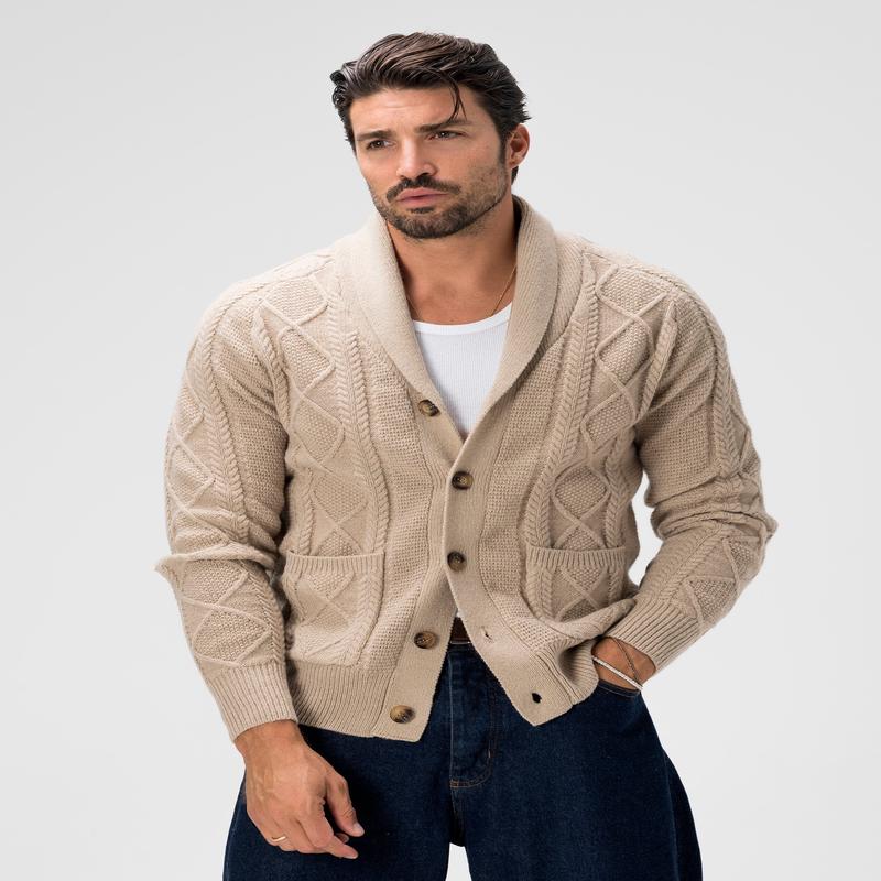 HARVEY CARDIGAN IN CAMEL