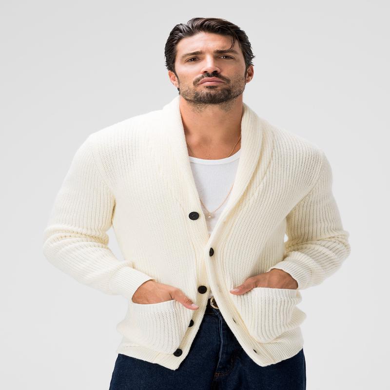 REGGIE CARDIGAN IN WHITE