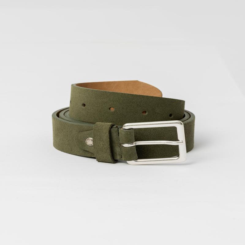 SUEDE BELT IN GREEN