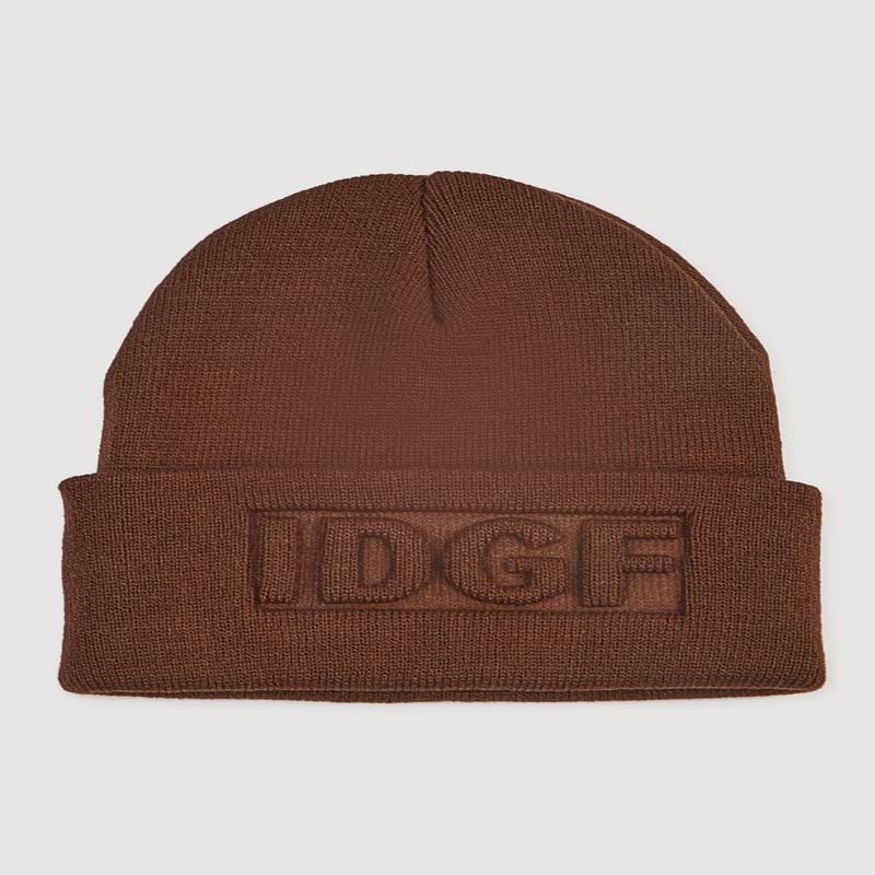 Graphic Embossed Beanie