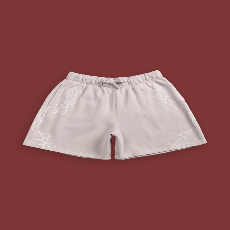 Thorns Post Lounge Sweat Shorts in Clay