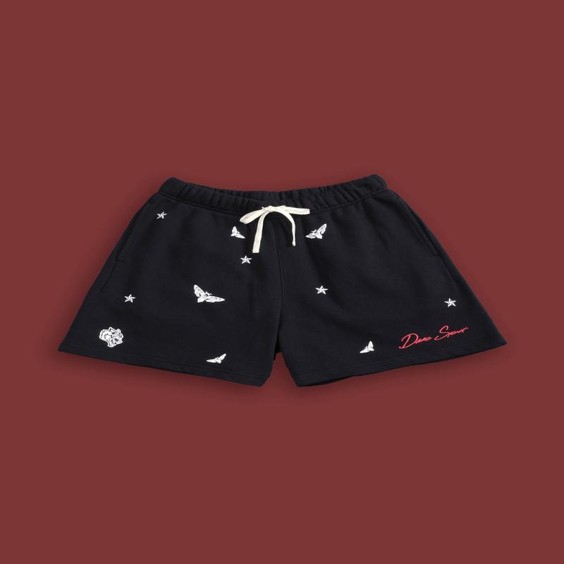 Guidance Post Lounge Sweat Shorts in Black