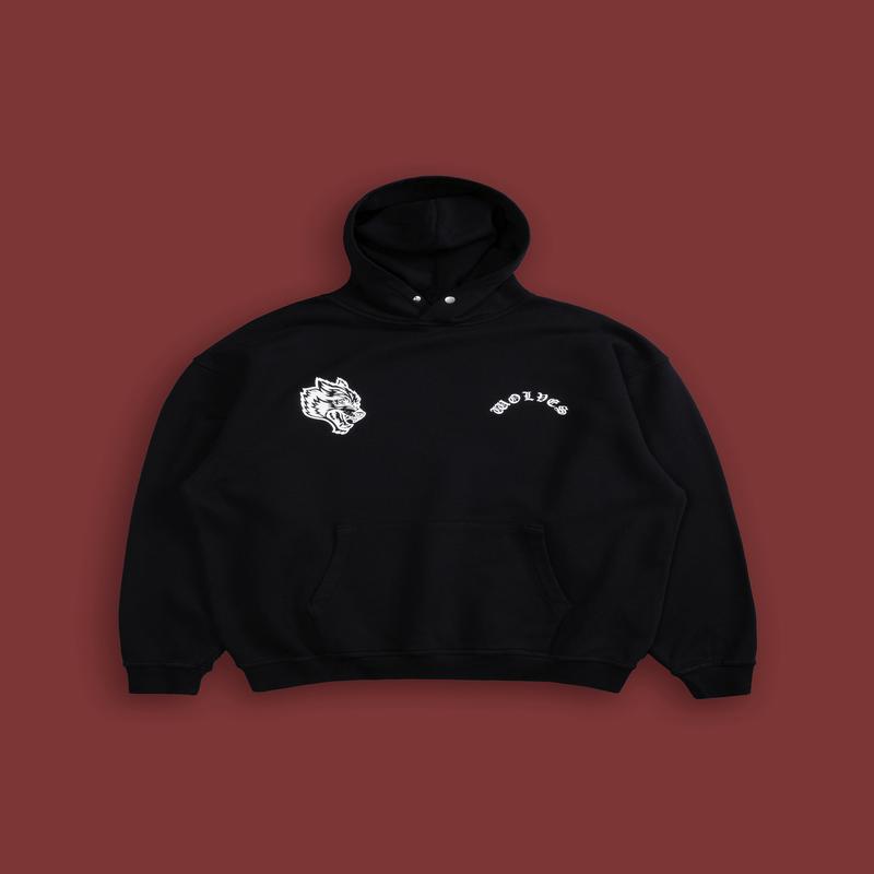 Wolf Chopper "Pierce" Hoodie in Black