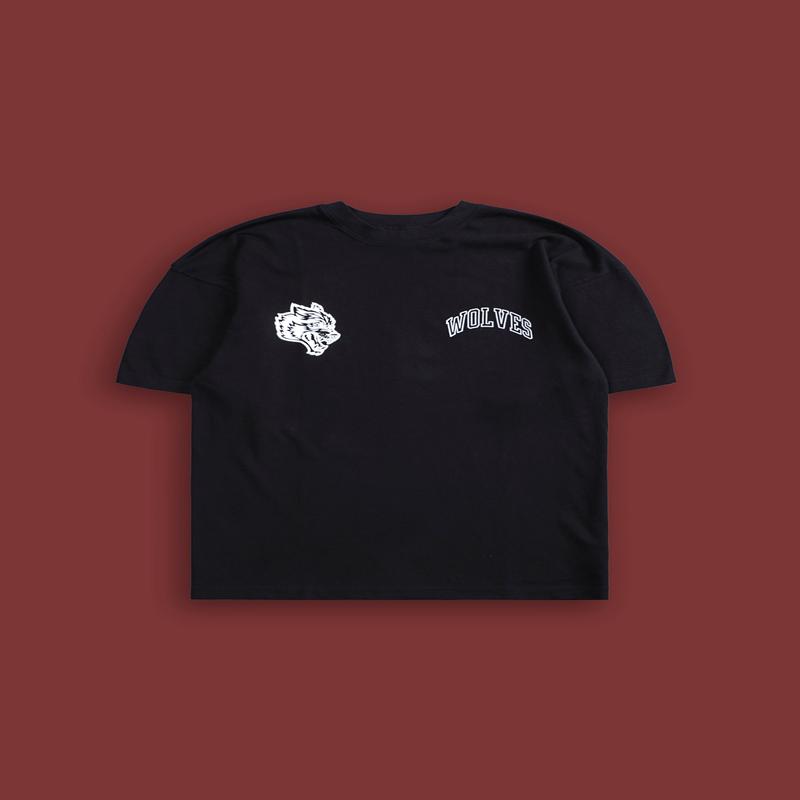 Wolf Loyalty "Premium" Oversized Tee in Black