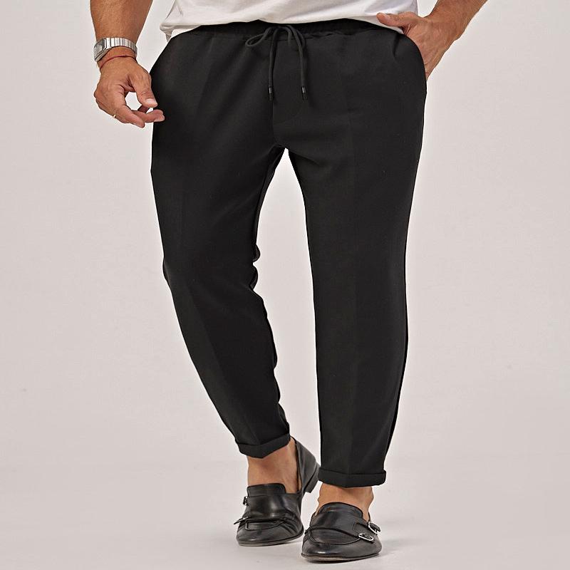 KARSON LIGHT CASUAL PANTS IN BLACK